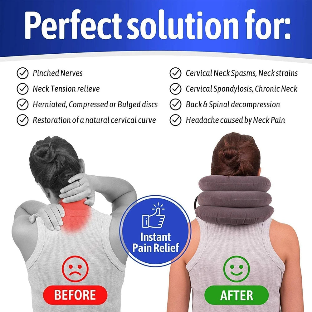 InstantRelief™ Inflatable Neck Stretcher